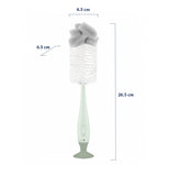 Bottle brush with nipple cleaner 2 in 1.