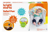 Bright Starts Safari Fun Vibrating Bouncer with Toy Bar