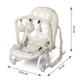Baby Rocker ELIZA Beige BUNNIES