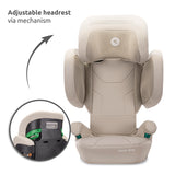 Foldable Car Seat Growgo Black I-Size Isofix
