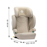 Foldable Car Seat Growgo Black I-Size Isofix