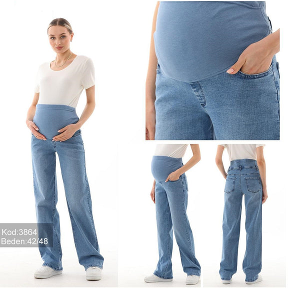 Wide Leg Maternity Jeans (Copy)