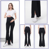Flaired Maternity Jeans Black