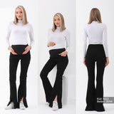 Flaired Maternity Jeans Black