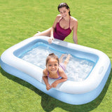 Rectangular Inflatable Kids Pool (1.66m x 1m)