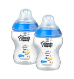 Closer To Nature, Baby Bottles 260ml Bleu, 2 Pcs