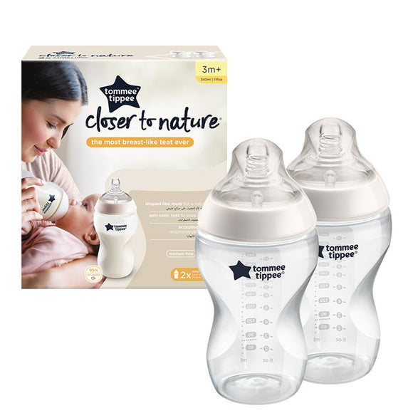 Closer to Nature – Bottle – 340ml – White/2Pc