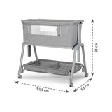 Baby Crib Layla 2In1 With Foldable Side