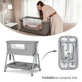Baby Crib Layla 2In1 With Foldable Side