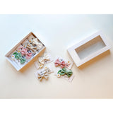 Baby Bow Hair Floral Clips Set