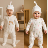 BIG HEARTED  2-PIECE JUMPSUIT 0/3-3/6m