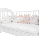 Cot Bumper Plush Pillow Set 5 pcs My Teddy