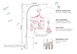 Bunny Rabbit Pink Cot Mobile