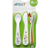 Toddler fork, spoon and knife 18m+