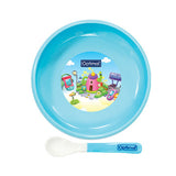 Non-Slip Feeding plate With Silicone Tip Spoon (4m+)
