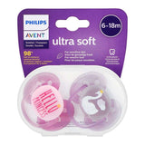 Ultra Soft Silicone Pacifier 6-18M
