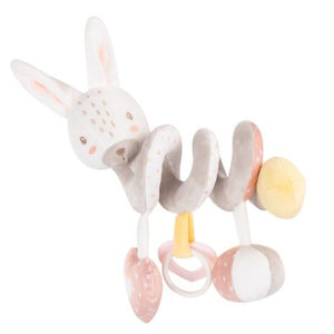 Horizontal Spiral Toy Rabbits in Love