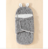 Newborn Baby Double-layered Flannel Swaddle