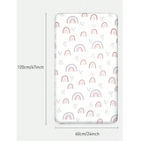 Baby Crib Sheets 2 Pack 60x120 cm