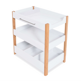 Changing table 50x80 cm with shelves wood
