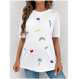 Maternity Casual Palm Tree T-Shirt