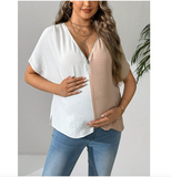 Maternity Zippered Shirt