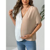 Maternity Zippered Shirt