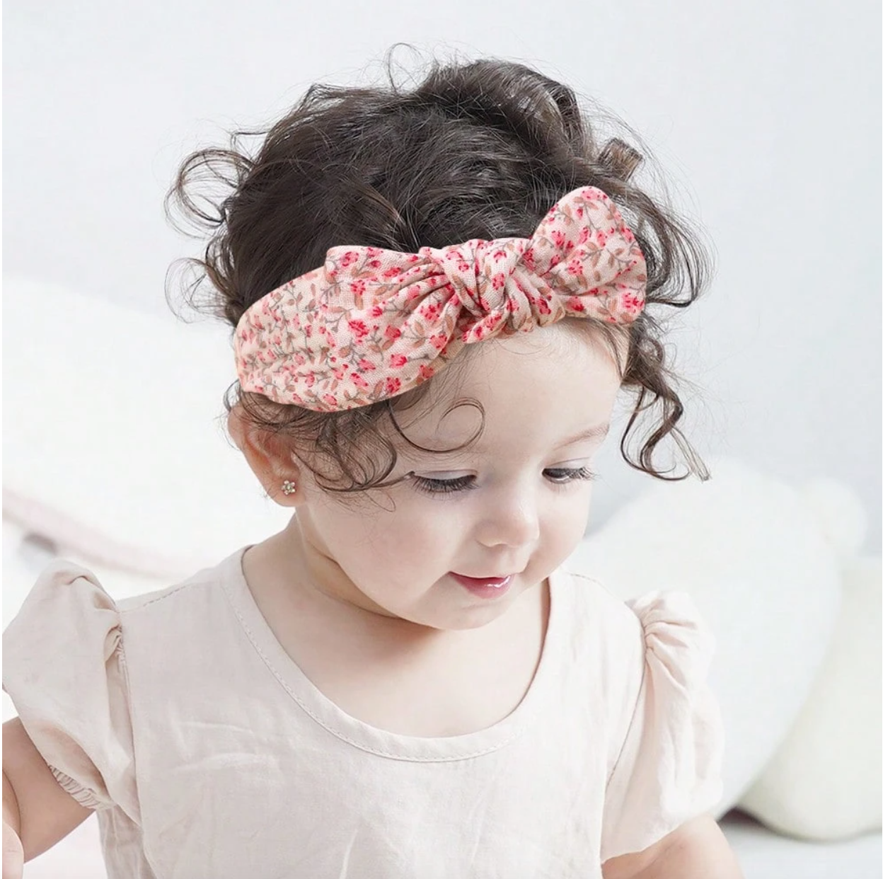 3pcs/Set Floral Fabric Bow Knot Headbands
