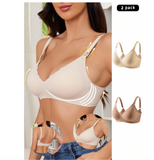 2pcs Maternity Seamless Nursing Bra Set