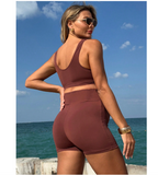 Maternity swim bikini set consisting