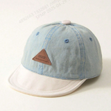 Denim Patchwork Casual Cap 1-2y