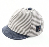 Star Striped Peaked Cap 3-12m