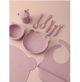 10 PCS Silicone Baby Tableware Set