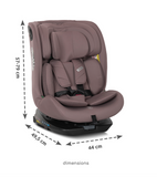 CAR SEAT RODEO 40-150CM ISOFIX, 0-36KG