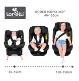 CAR SEAT RODEO 40-150CM ISOFIX, 0-36KG