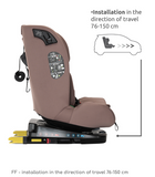 CAR SEAT RODEO 40-150CM ISOFIX, 0-36KG