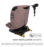 CAR SEAT RODEO 40-150CM ISOFIX, 0-36KG
