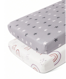Baby Crib Sheets 2 Pack 60x120 cm