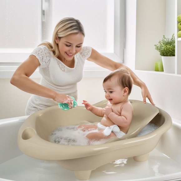 Bathtub and Baby Recliner Support Beige