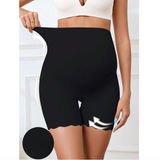 Black high-waisted shorts
