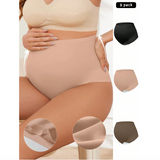 3pcs/Pack High Waisted Maternity Underwear