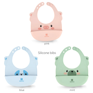 kikkaboo Silicon bibs