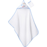 STAR Baby Hooded Towel and Washcloth/Mitten Set