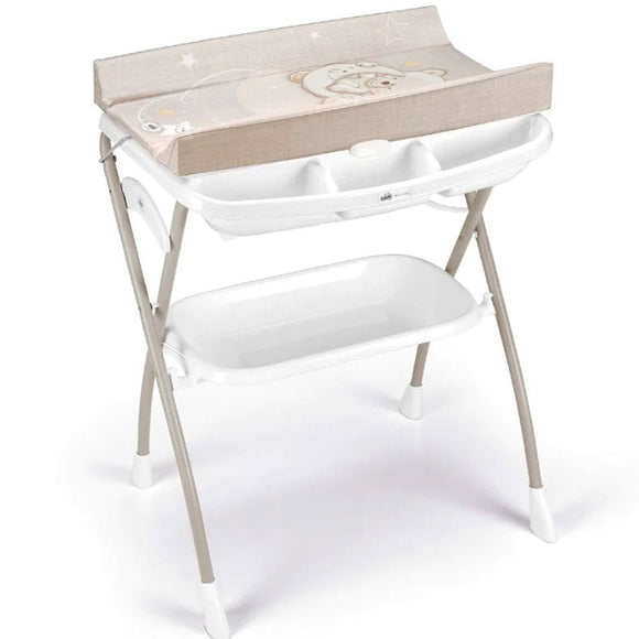 Cam Volare 2 in 1 Baby Bath & Changing Table Bear Stars Beige