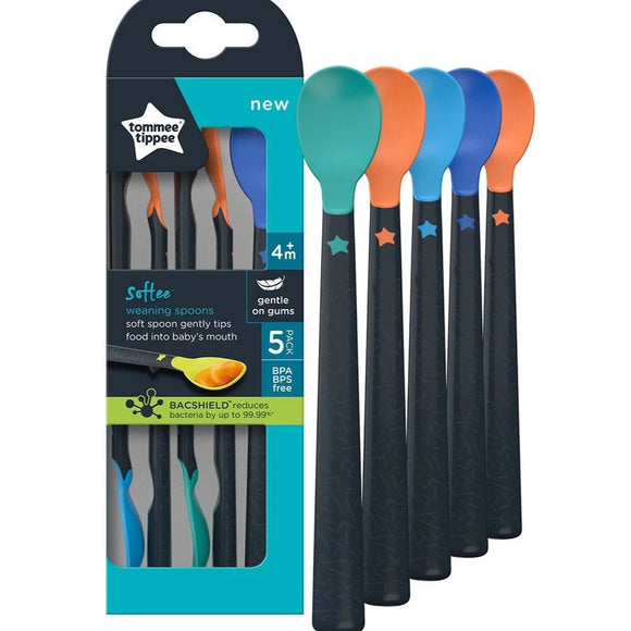 Pack of Softee Weaning Spoons - 5 Pcs