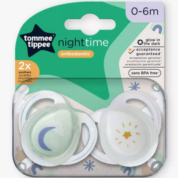 Nighttime Soothers Pacifiers 0-6m