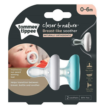 Breastlike Soother 0-6M 2PK