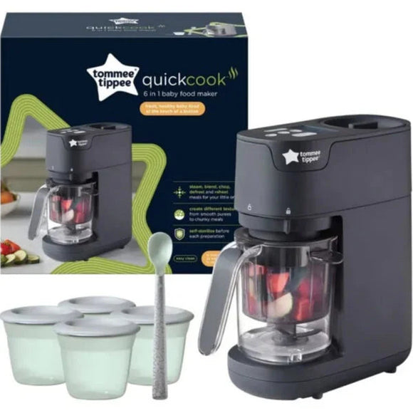 Quick-Cook 6-in-1 Baby Food Maker Black