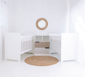 Twin Baby Crib Cot Bed