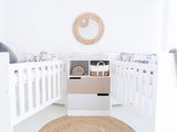 Twin Baby Crib Cot Bed